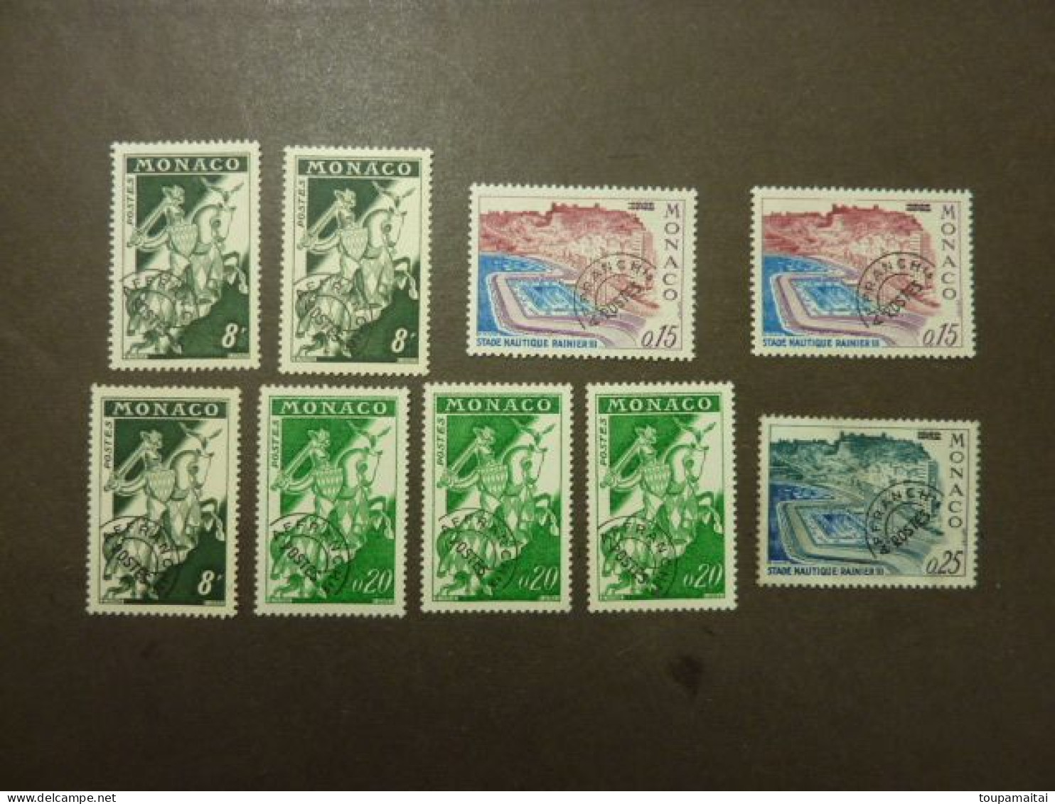 MONACO, Année 1954-69, Préoblitérés, YT N° 12x2 Et 24 MNH + 24 MH Avec Gomme + N° 12 - 20x3 - 25 Sans Gomme MNH - Precancels