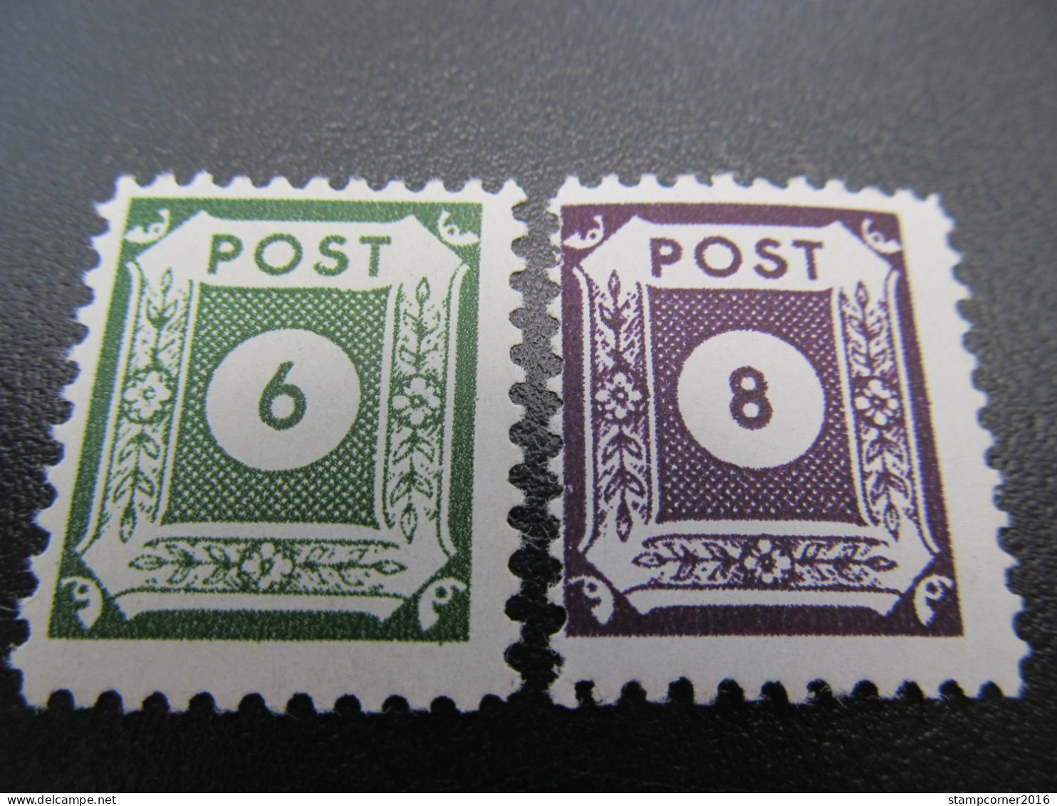 SBZ Nr. 42DII+49DII, 1945, Postfrisch, BPP Geprüft, Mi 60€ *DEK113* - Ungebraucht