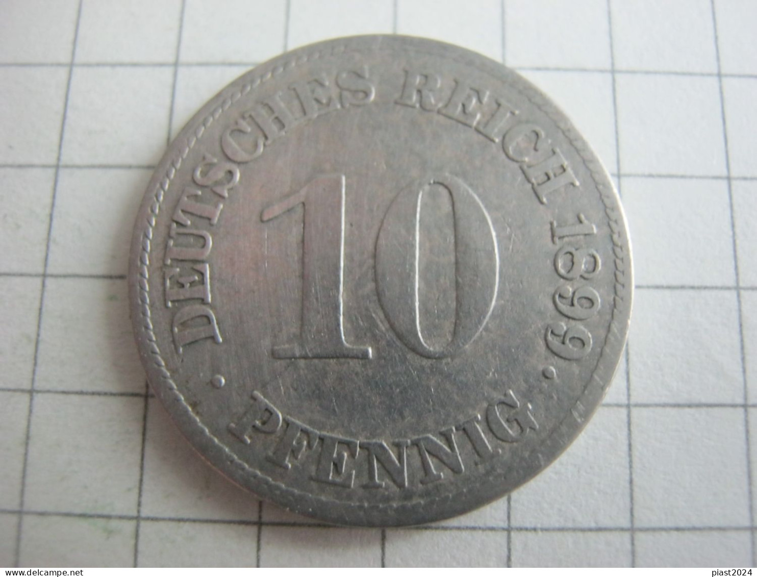 Germany 10 Pfennig 1899 E - 10 Pfennig