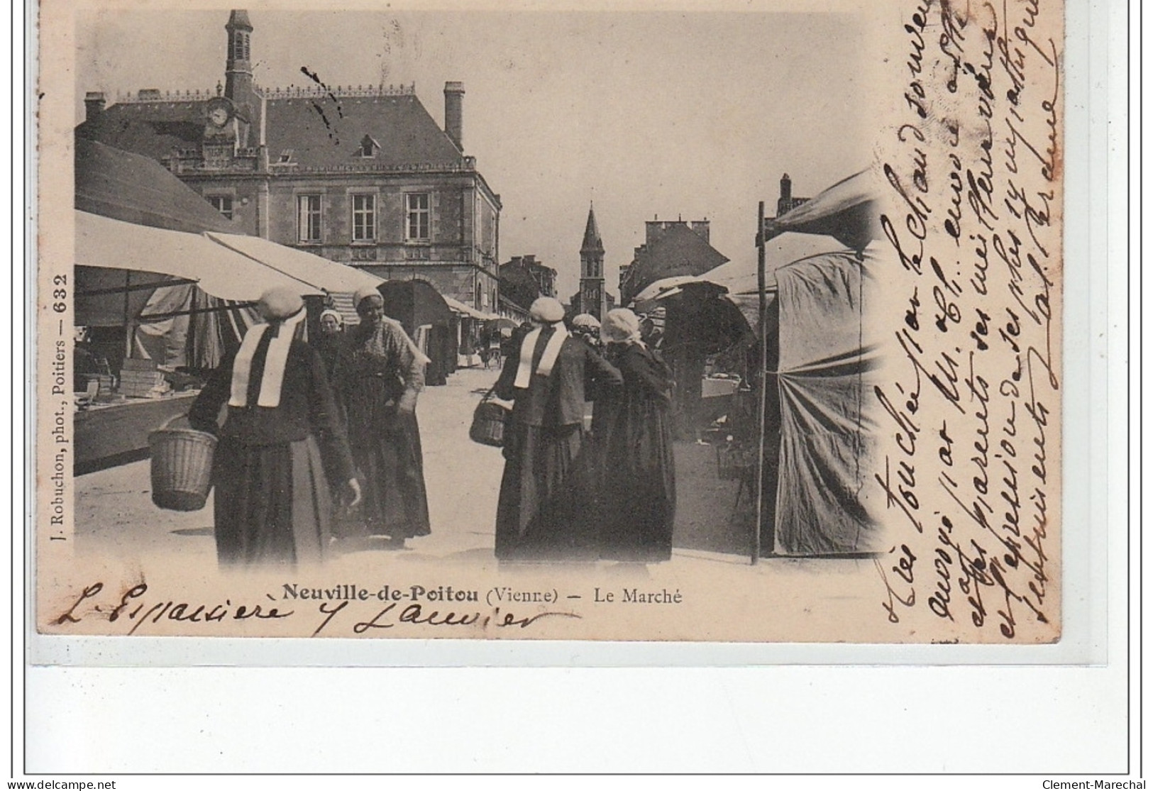 NEUVILLE DE POITOU - Le Marché - Très Bon état - Neuville En Poitou