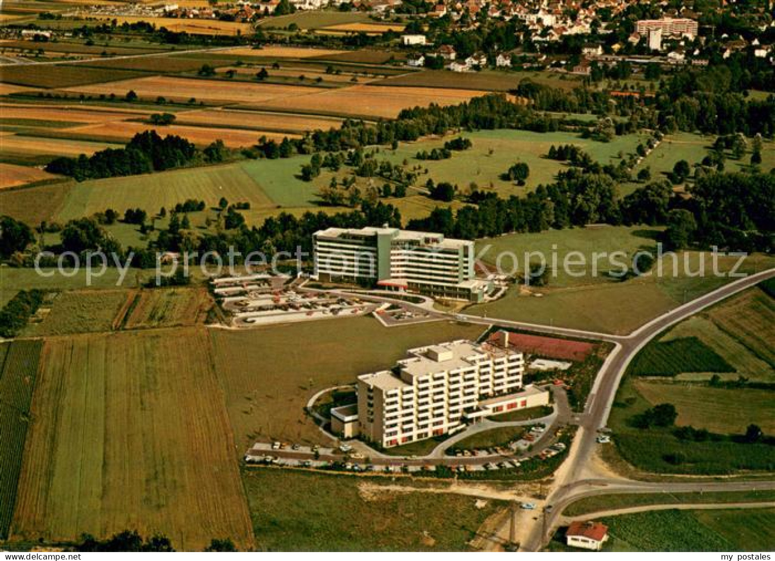 73650561 Bad Krozingen Kurkliniken Sinnighofen Und Lazariterhof Fliegeraufnahme  - Bad Krozingen