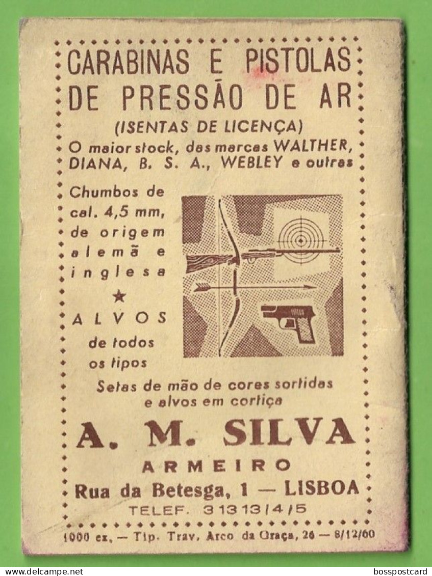 Lisboa - Calendário De 1961 De A. M. Silva - Portugal - Grossformat : 1961-70