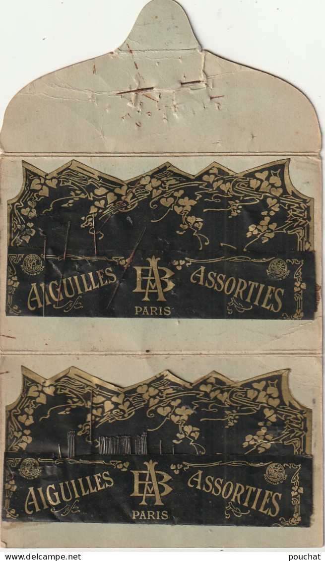 AA+ 36 - AU BON MARCHE , A. BOUCICAUT , PARIS - AIGUILLES ASSORTIES - COMPTOIR DE MERCERIE ( ENV. 40 AIGUILLES ) - Autres & Non Classés