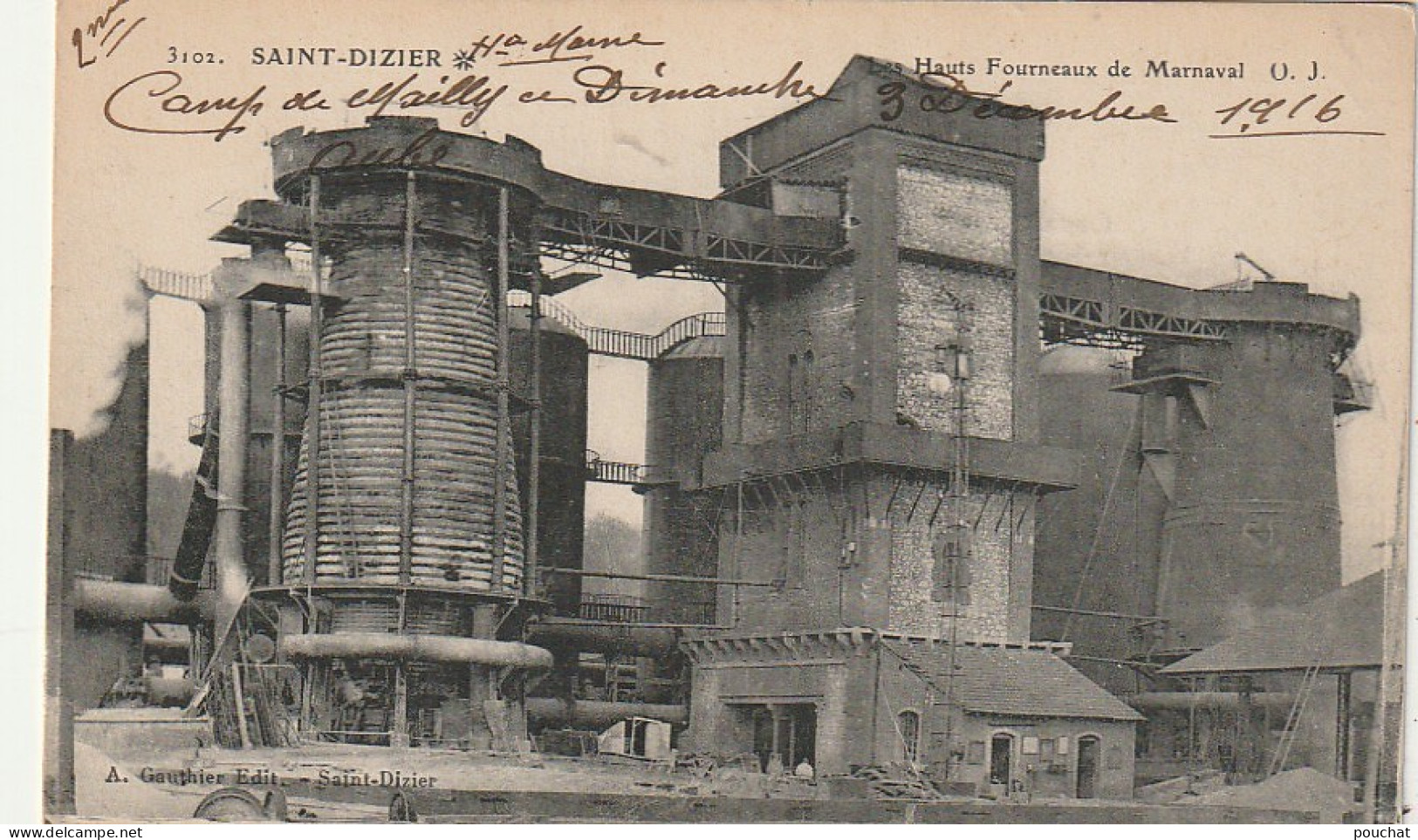 AA+ 67-(52) SAINT DIZIER - HAUTS FOURNEAUX DE MARNAVAL - METALLURGIE - Industry