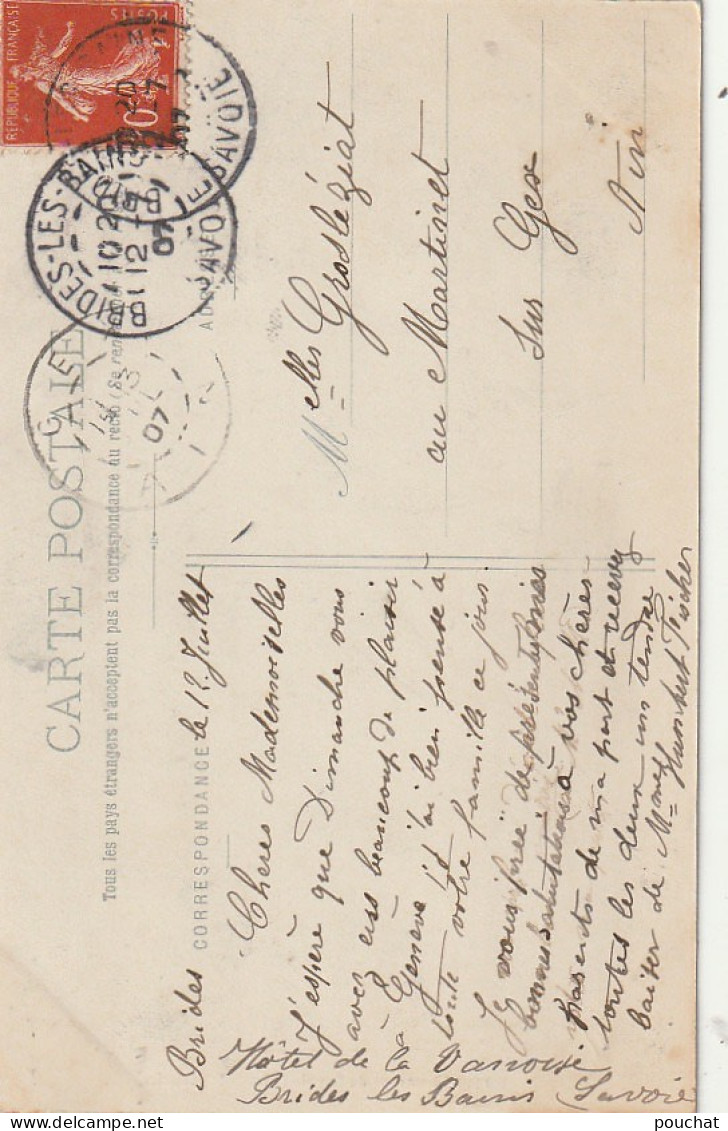 AA+ 98-(73) COSTUME DE SAVOIE - BOURG ST MAURICE  - Bourg Saint Maurice