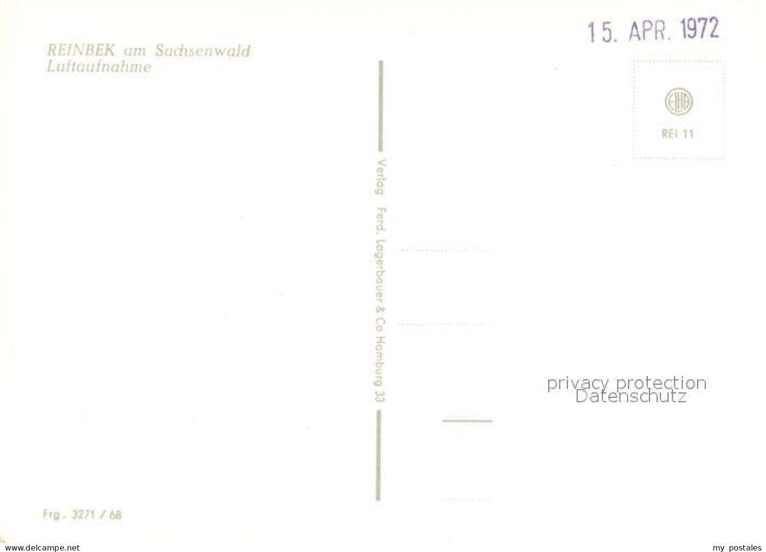 73648012 Reinbek Fliegeraufnahme Reinbek - Reinbek