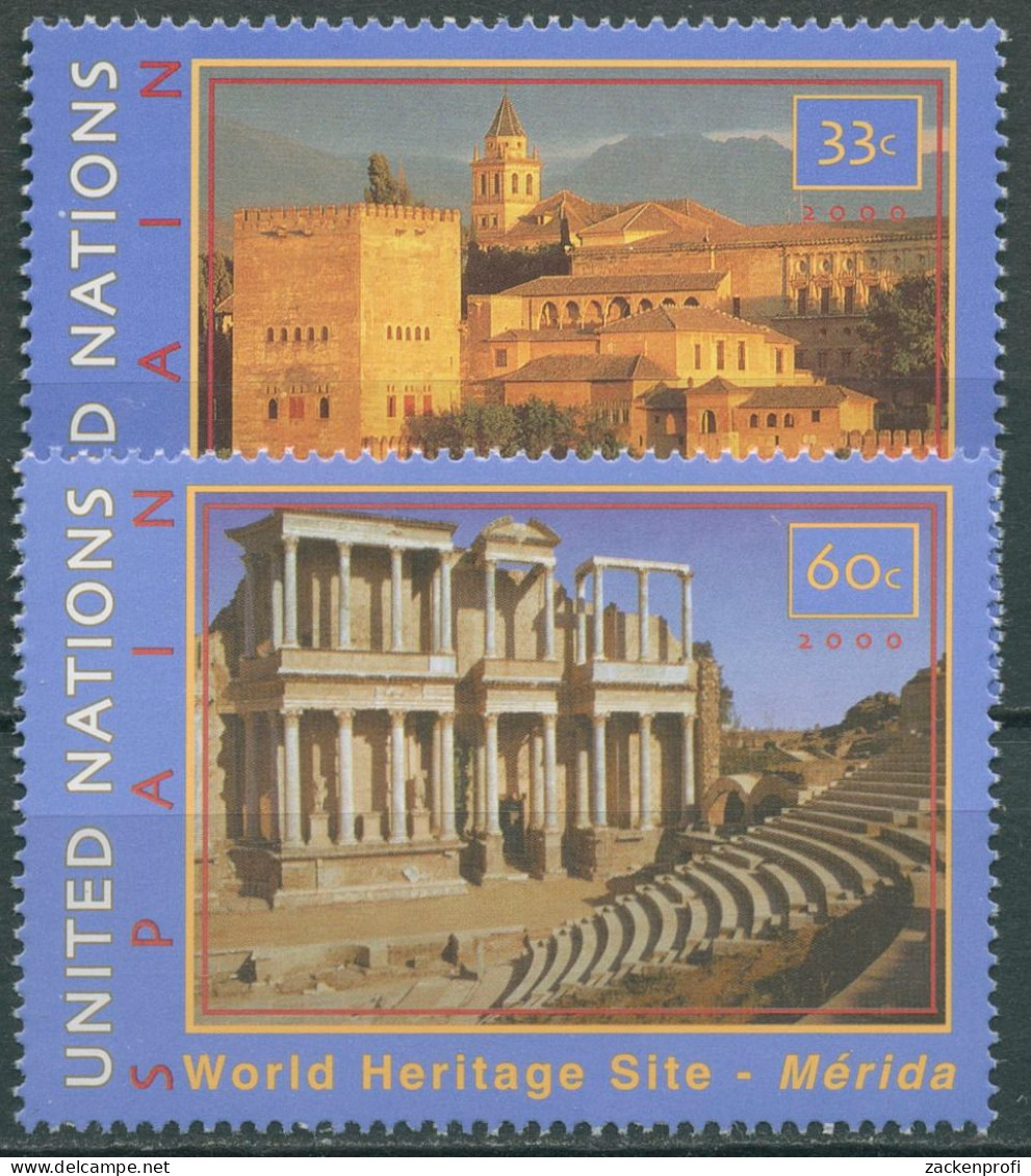 UNO New York 2000 UNESCO Spanien Bauwerke 846/47 Postfrisch - Nuovi