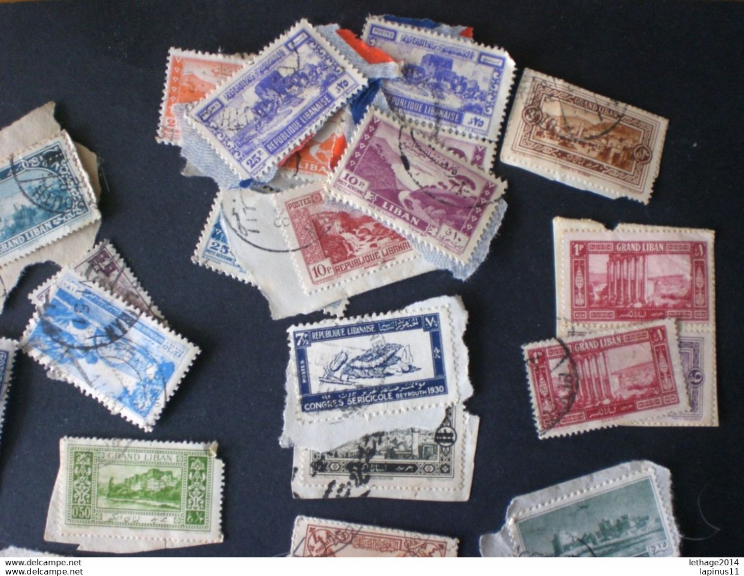 LEBANON GRAND LIBAN LIBANO 1925 1940 LOT MIX - Liban