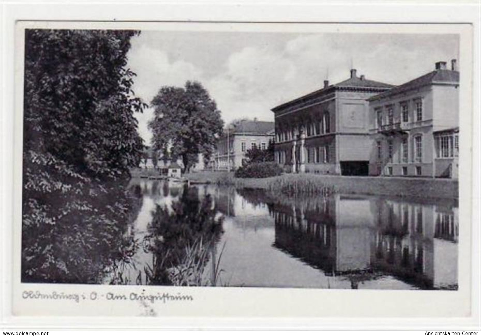 39074106 - Oldenburg Mit Augusteum. Feldpost, Stempel Von 1941 Kleiner Knick Oben Links, Sonst Gut Erhalten - Oldenburg