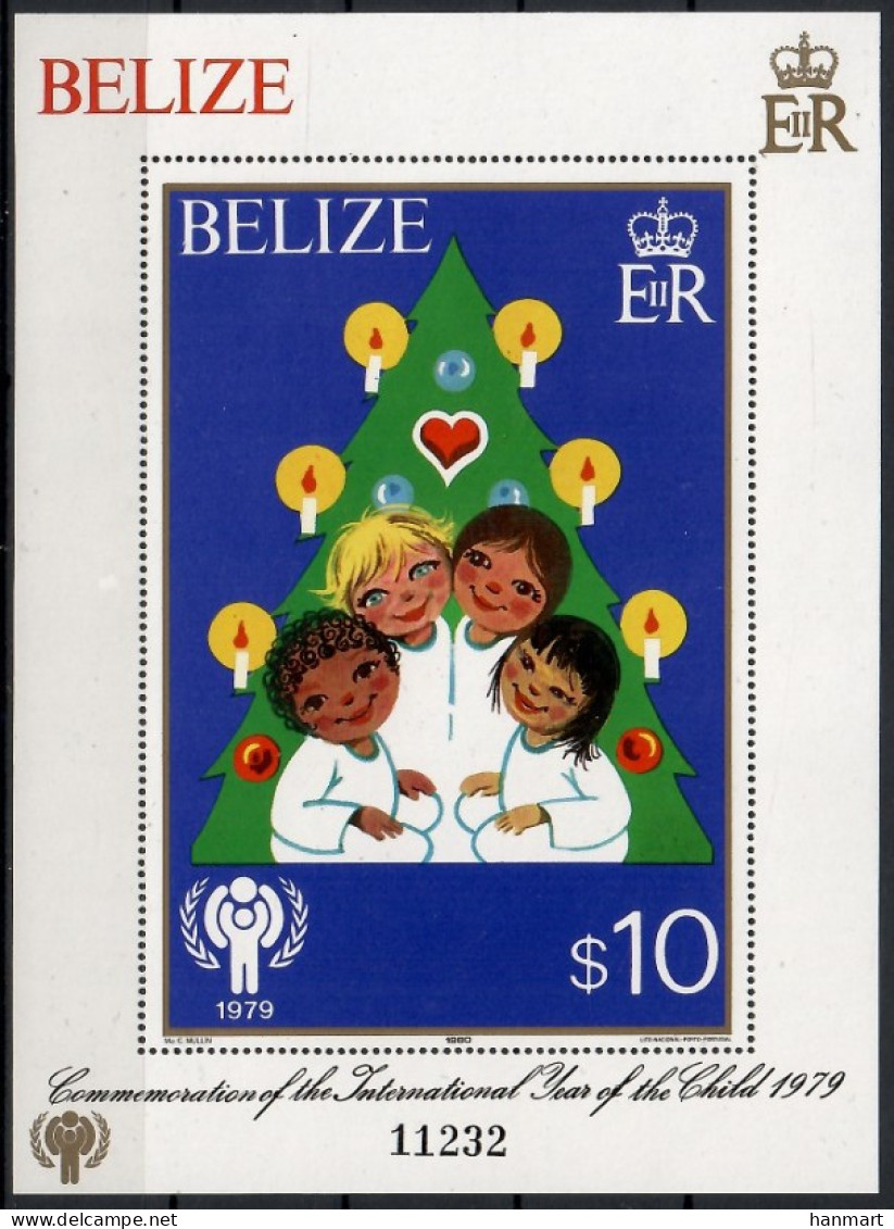 Belize 1980 Mi Block 17 MNH  (ZS1 BLZbl17) - UNICEF