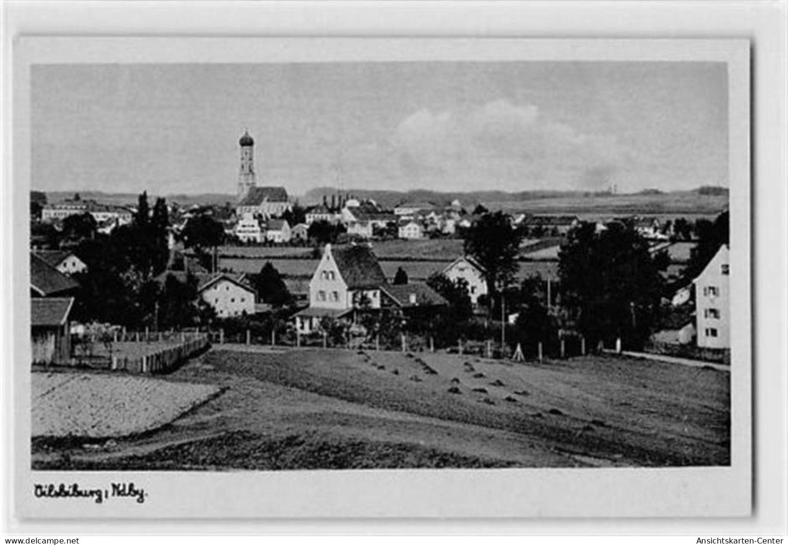 39114806 - Vilsbiburg, Niederbayern. Gesamtansicht Und Kirche Ungelaufen  Sehr Gut Erhalten. - Vilsbiburg