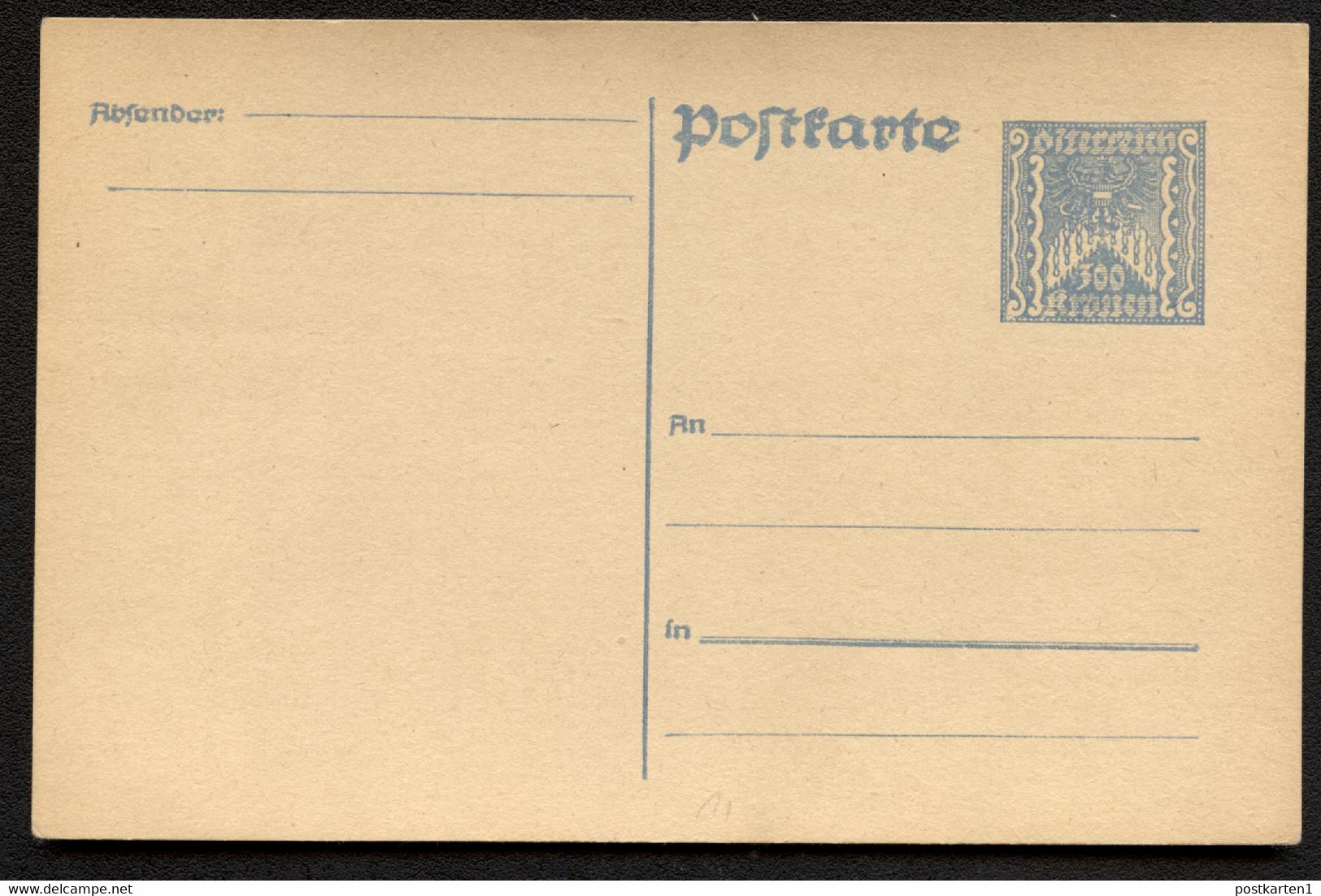 Postkarte P262 Postfrisch Feinst 1923 Kat.10,00 € - Postcards