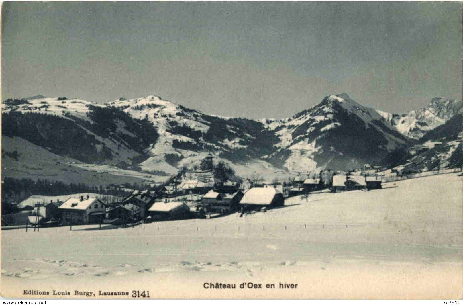 Chateau D Oex En Hiver - Château-d'Œx