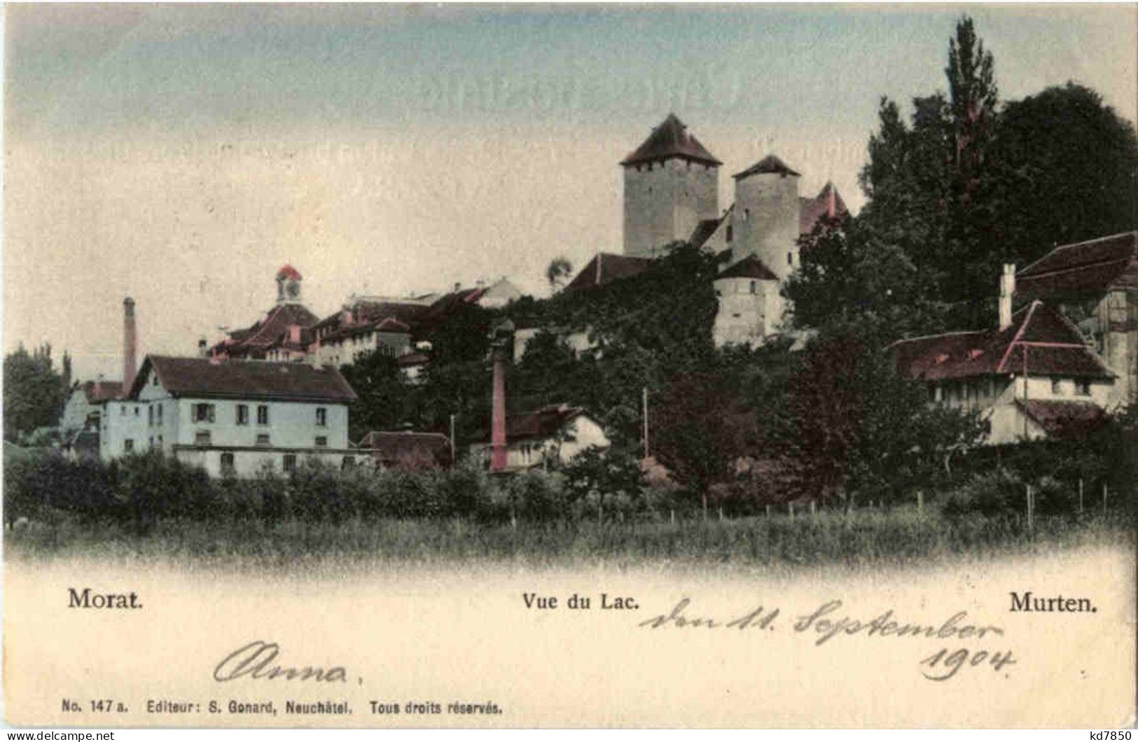 Morat - Murten - Vue Du Lac - Murten