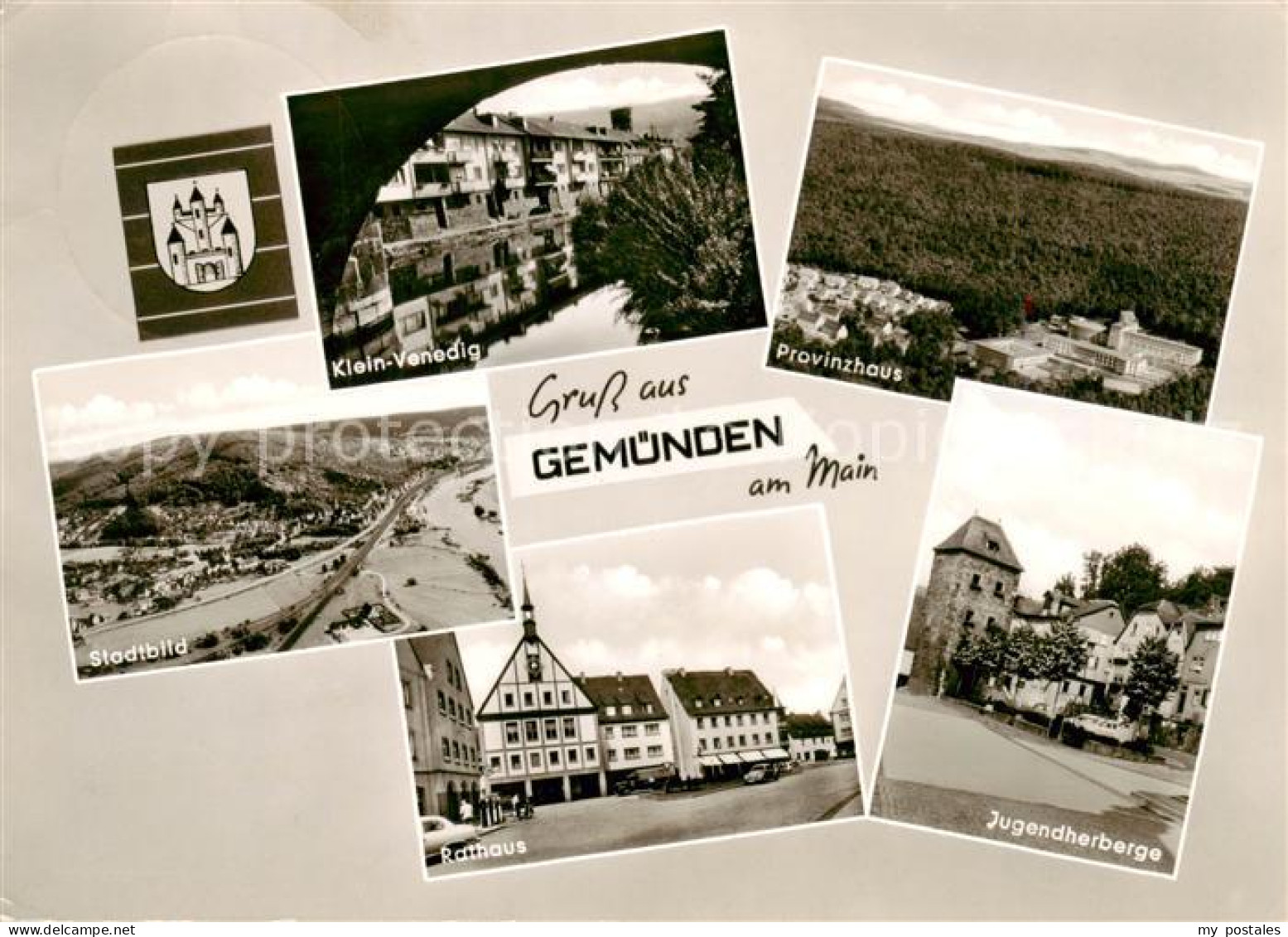 73862694 Gemuenden  Main Klein Venedig Provinzhaus Stadtbild Rathaus Jugendherbe - Gemünden