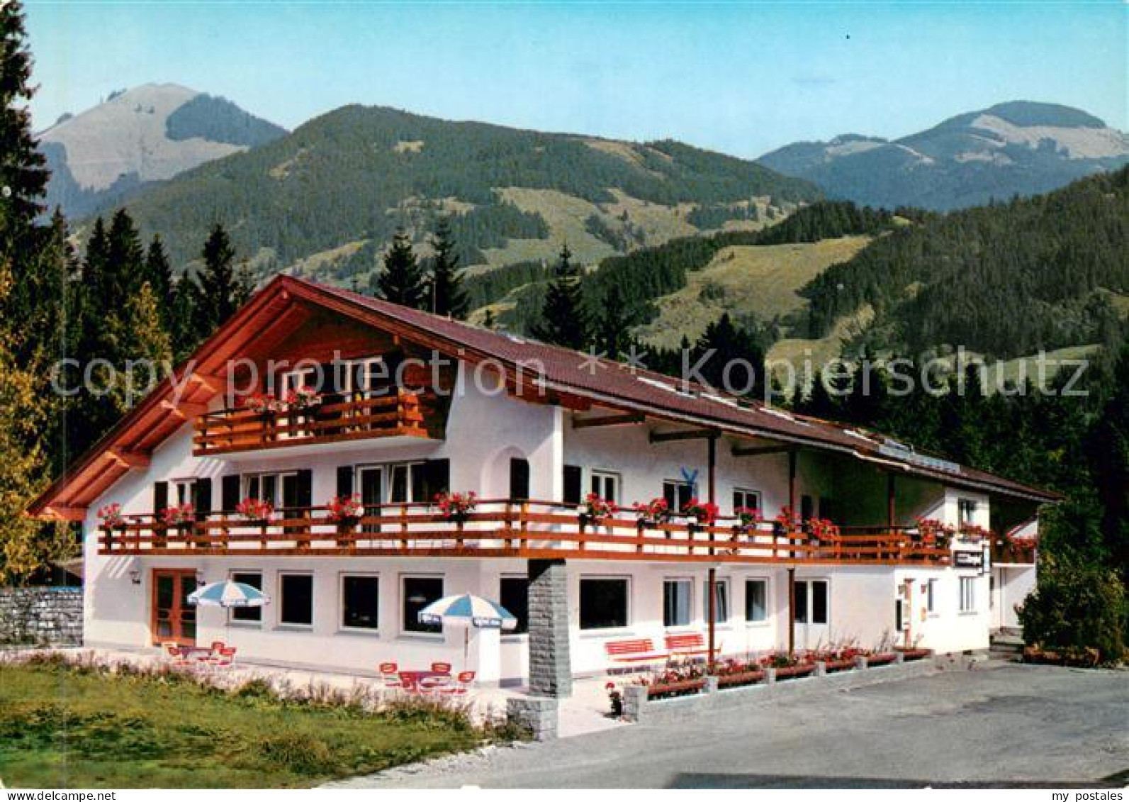 73645996 Unterjoch Gaststaette Pension Berghof Allgaeuer Alpen Unterjoch - Hindelang