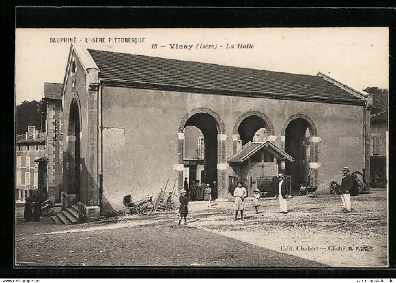 CPA Vinay, La Halle  - Vinay