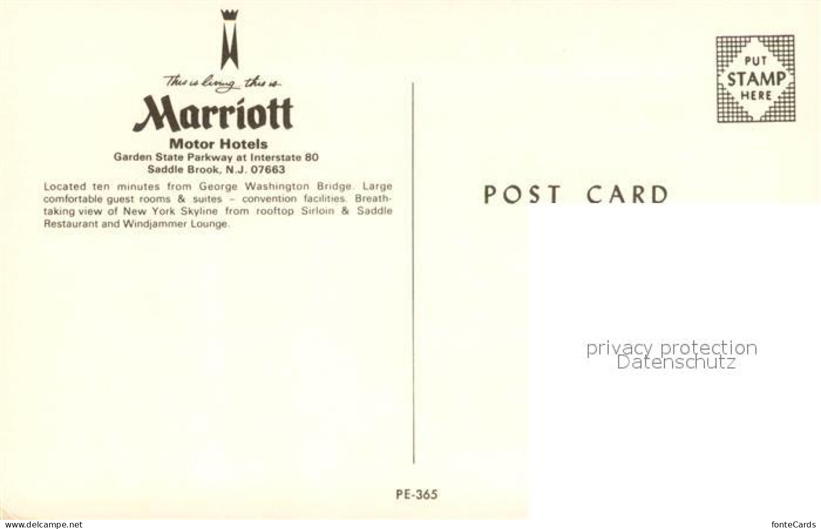 73645856 Saddle_Brook Marriott Motor Hotel  - Altri & Non Classificati