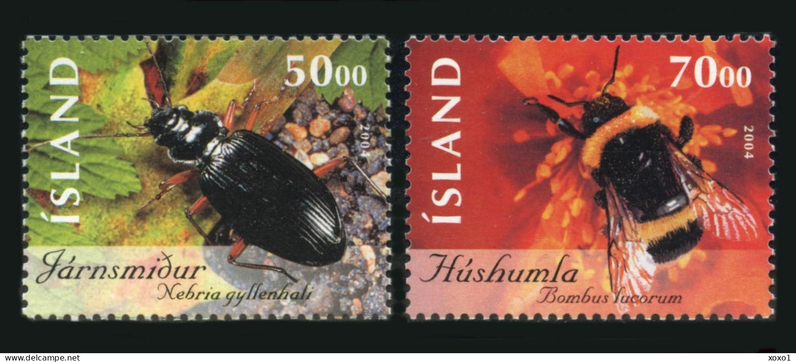 Iceland 2004 MiNr. 1075 - 1076 Island Insects And Spiders  # 1     2v  MNH** 3.50 € - Käfer