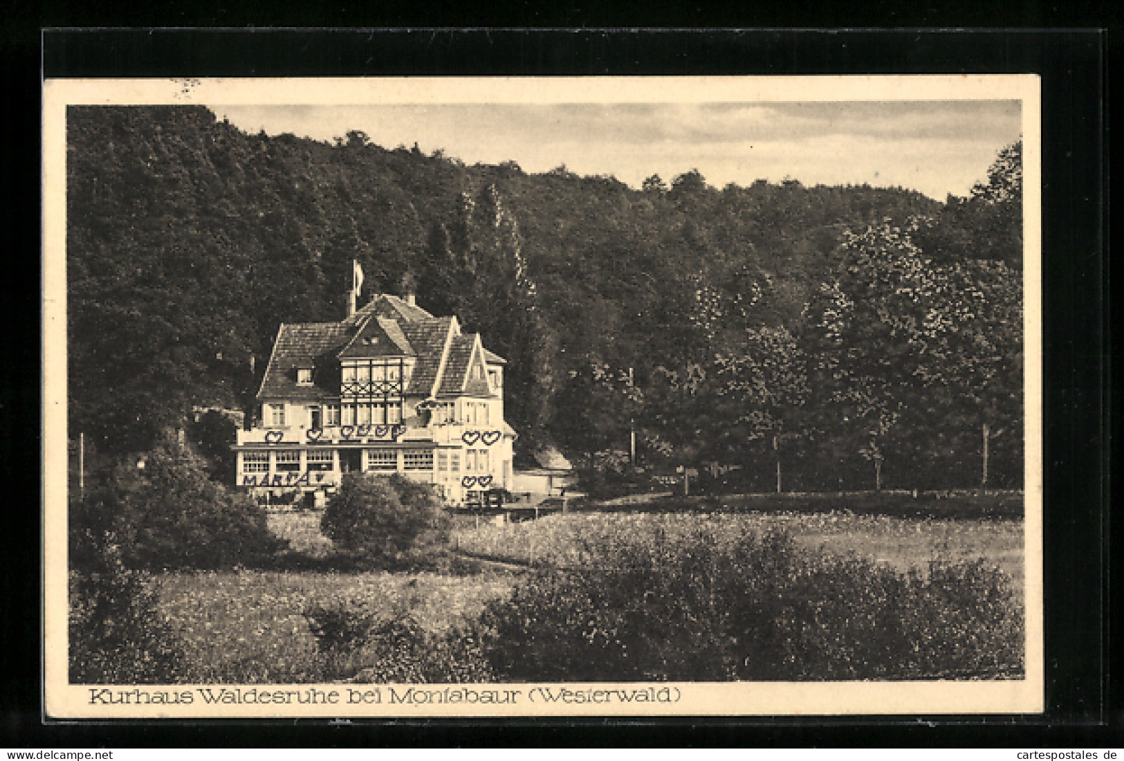 AK Montabaur /Westerwald, Kurhaus Waldesruhe, Bes. Franz Spielmann  - Montabaur