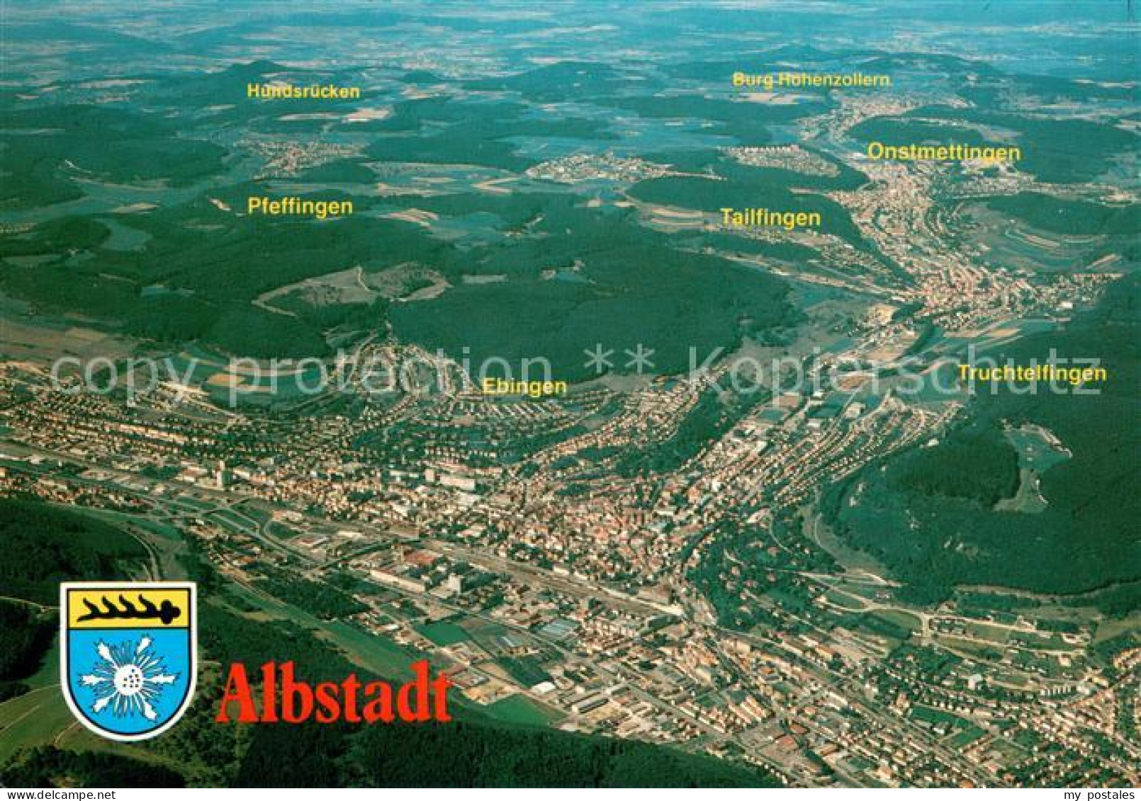 73644727 Albstadt Wuerttemberg Fliegeraufnahme Albstadt Wuerttemberg - Albstadt