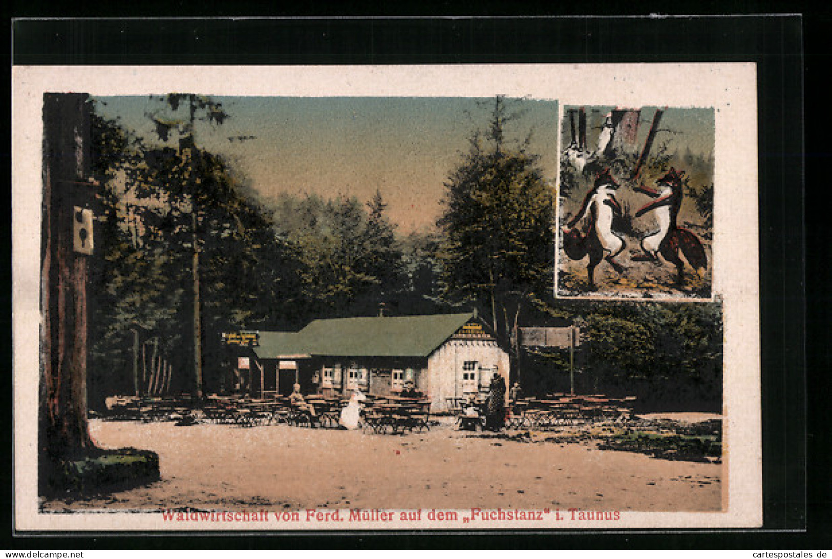 AK Königstein I. Taunus, Waldwirtschaft Von Ferd. Müller Auf Dem Fuchstanz  - Taunus