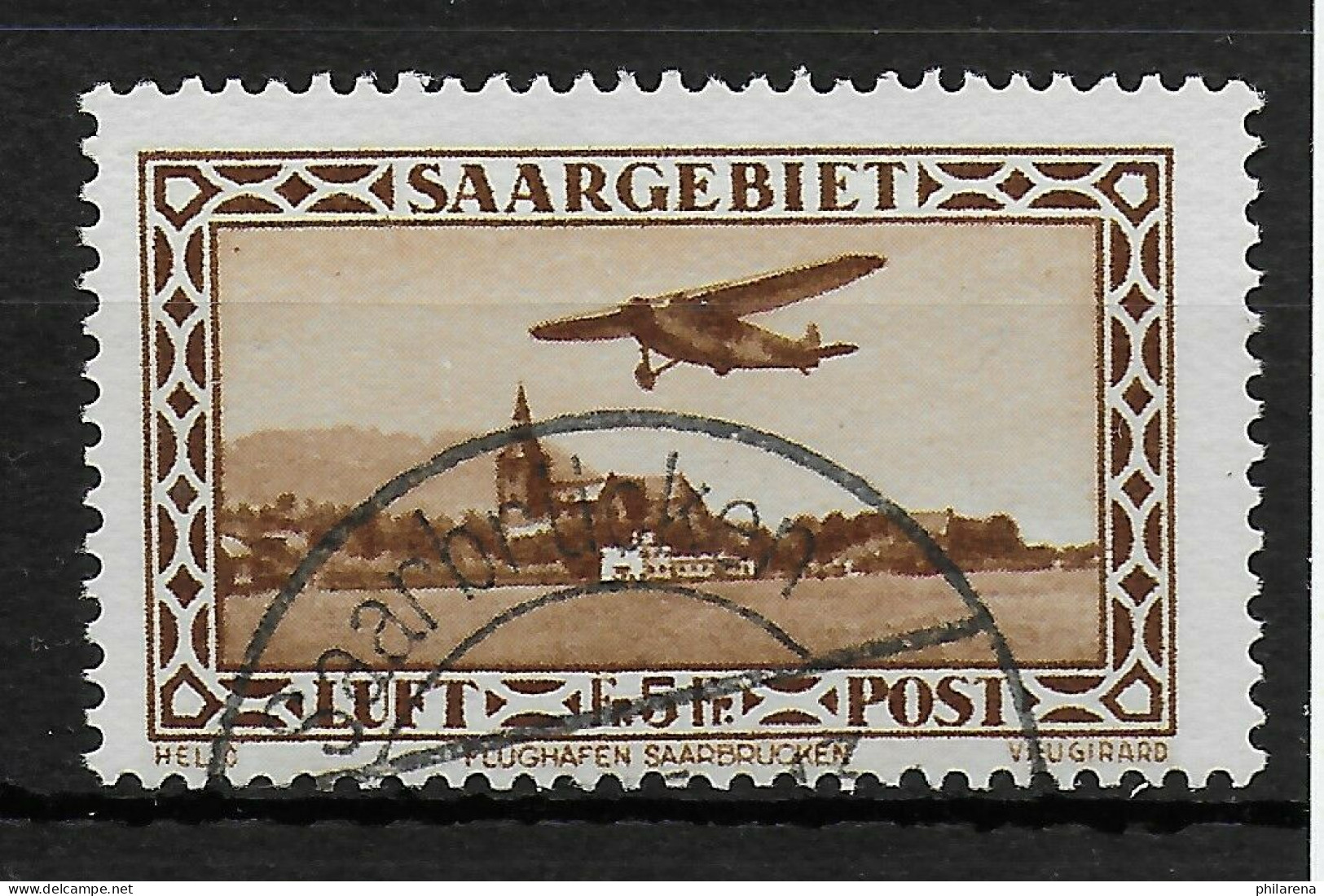 Saargebiet MiNr. 159, Gestempelt, Echtheit Geprüft - Used Stamps