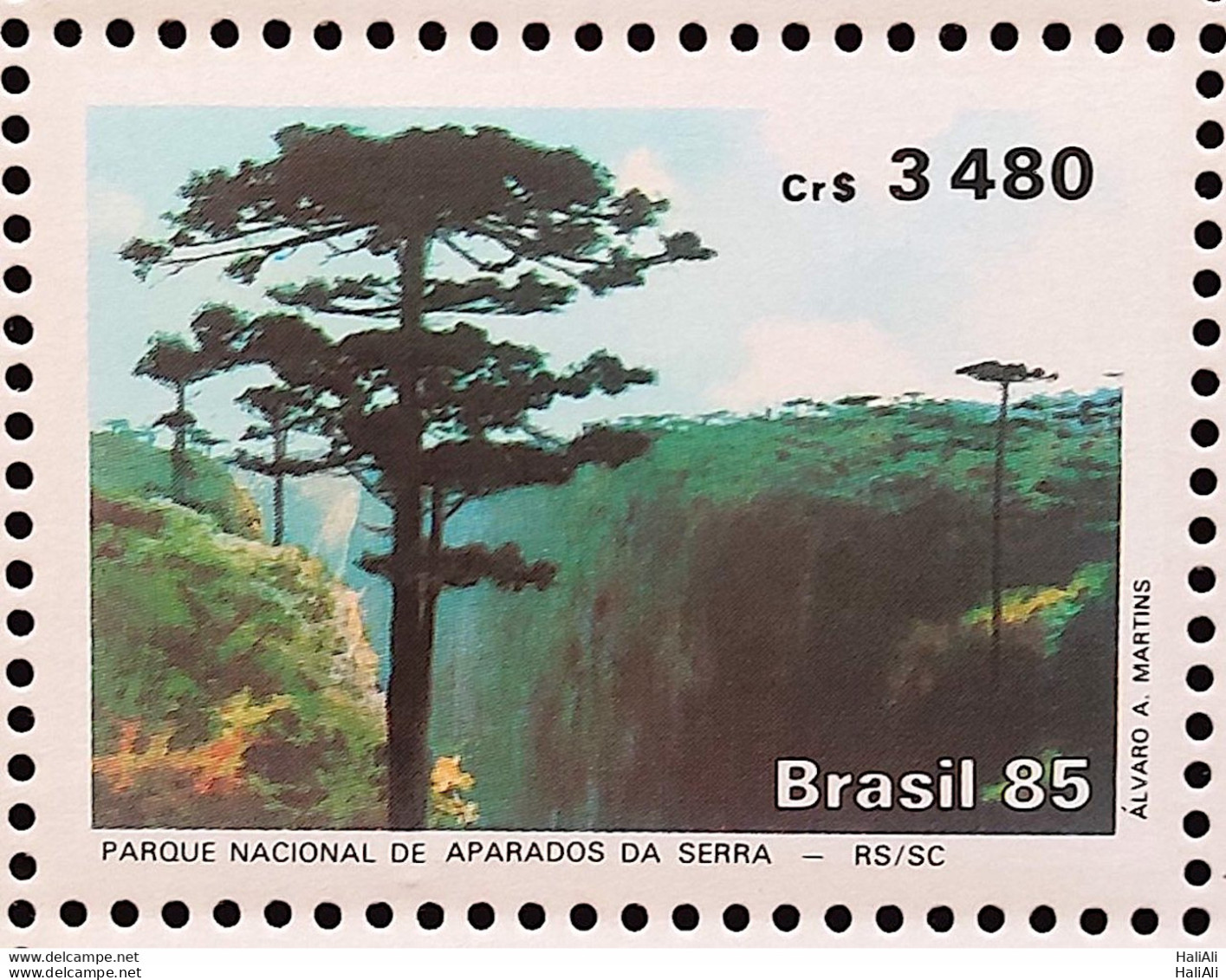 C 1484 Brazil Stamp Trimmings Of The Sierra Landscape Environment 1985 - Neufs