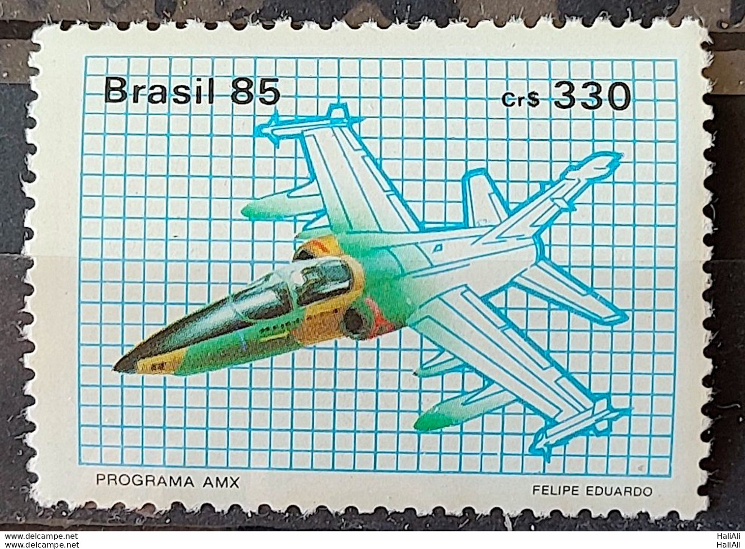 C 1476 Brazil Stamp AMX Military Jet Airplane 1985 2 - Neufs