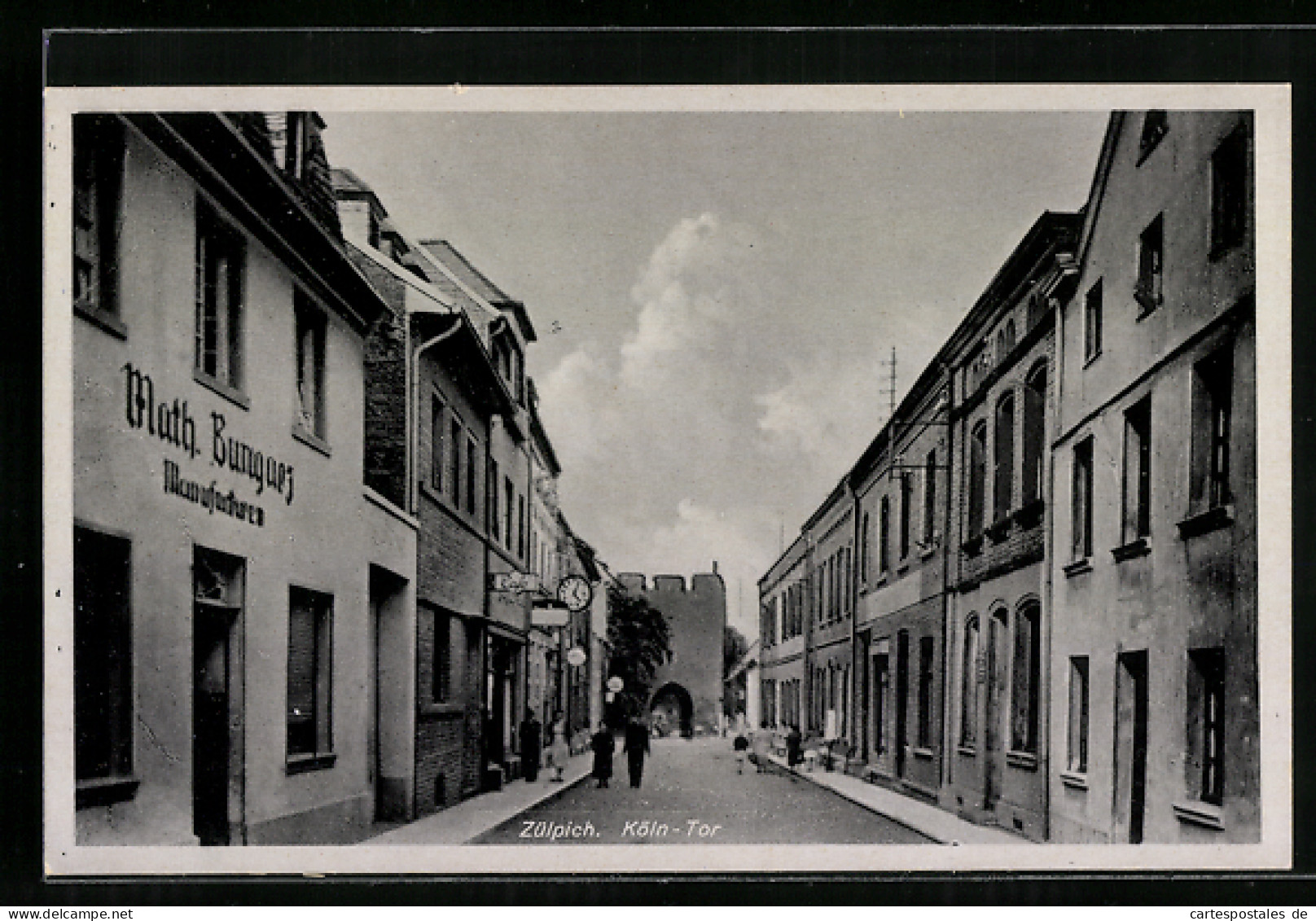 AK Zülpich, Blick Zum Köln-Tor  - Zuelpich