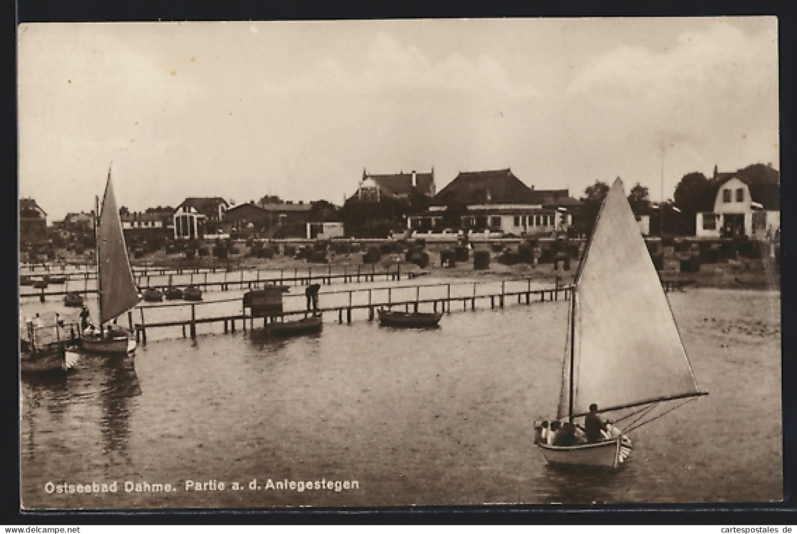 AK Dahme / Ostsee, Anlegesteg  - Dahme