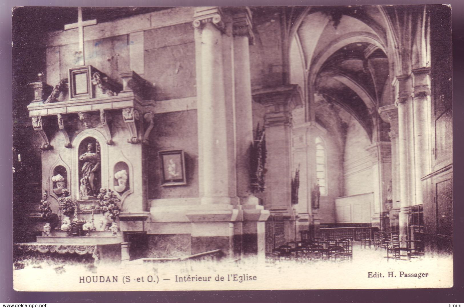 78 - HOUDAN - INTÉRIEUR DE L'ÉGLISE -  - Houdan