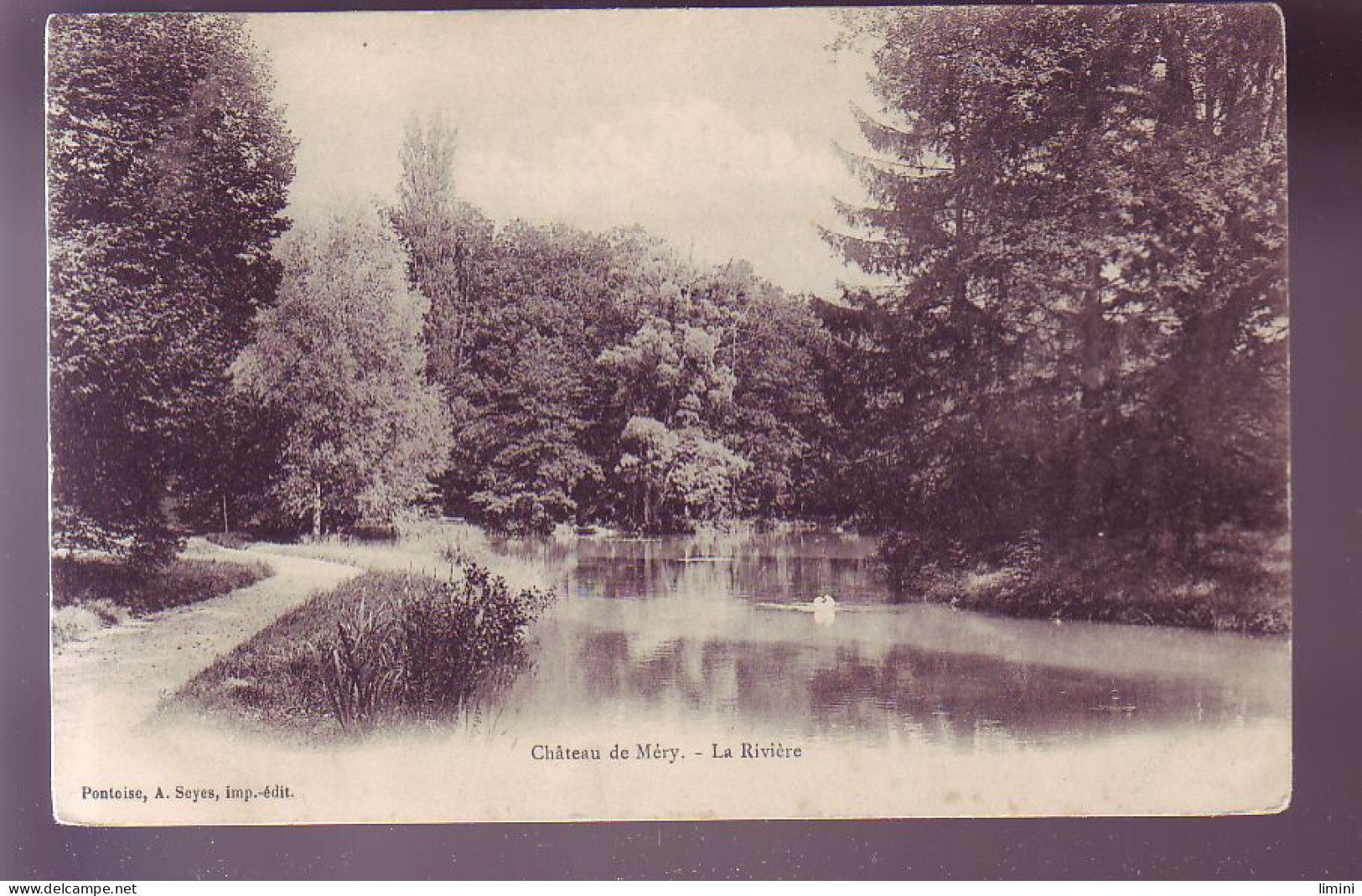 95 - MERY - CHATEAU DE MERY - LA RIVIERE  -  - Mery Sur Oise