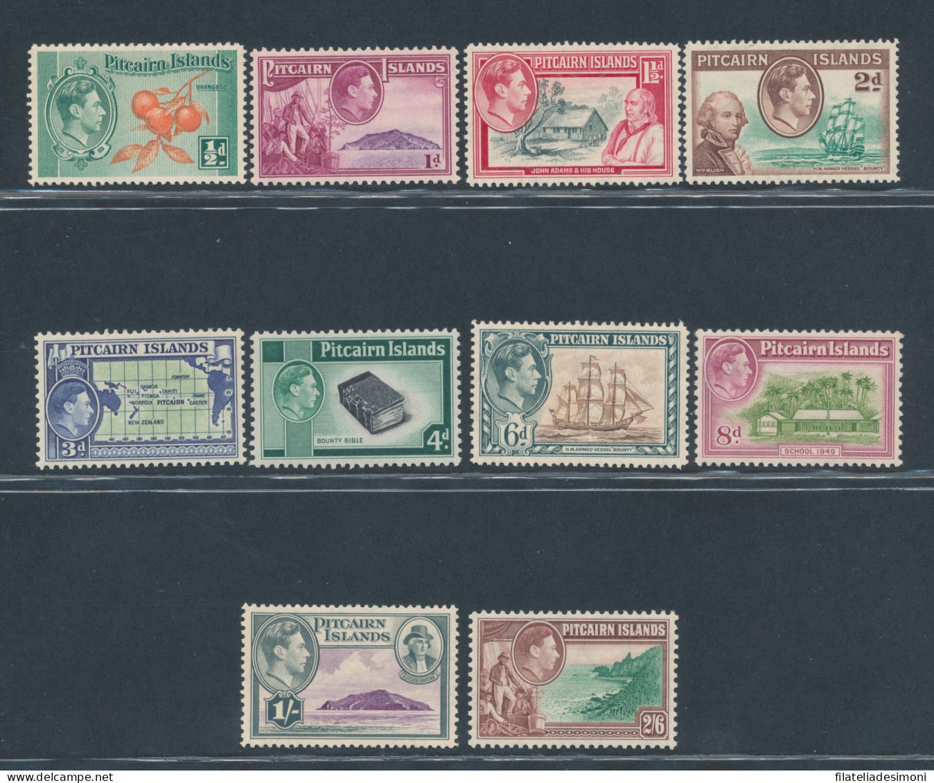 1938-52 St. Helena, Stanley Gibbons N. 25/45 - MNH** - Otros & Sin Clasificación