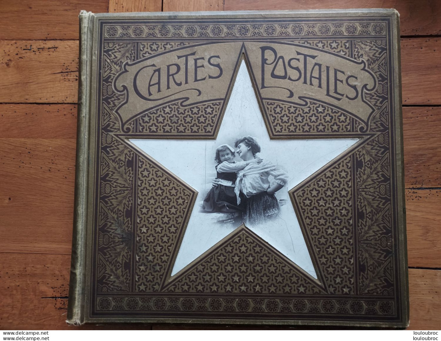 ALBUM ANCIEN POUR CARTES POSTALES ANCIENNES  ART NOUVEAU AVEC ILLUSTRATION STEBBING CONTENANCE 320 CPA - Ohne Zuordnung