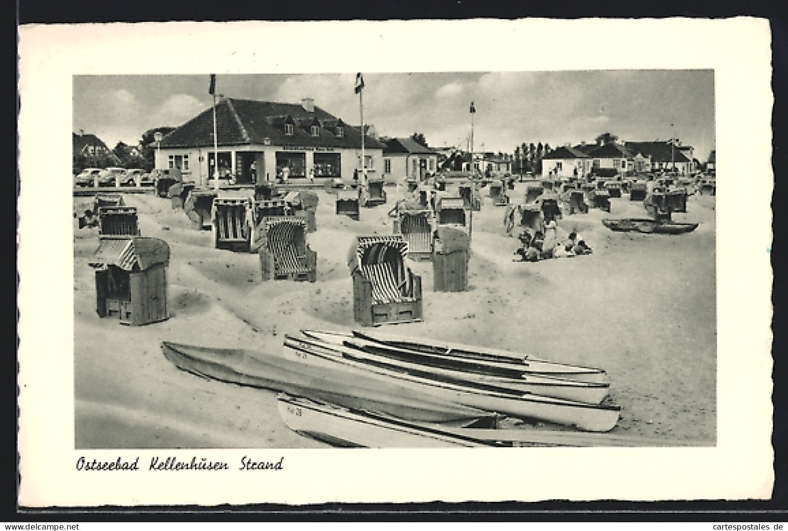 AK Kellenhusen, Strand Mit Booten Und Geschäft  - Kellenhusen