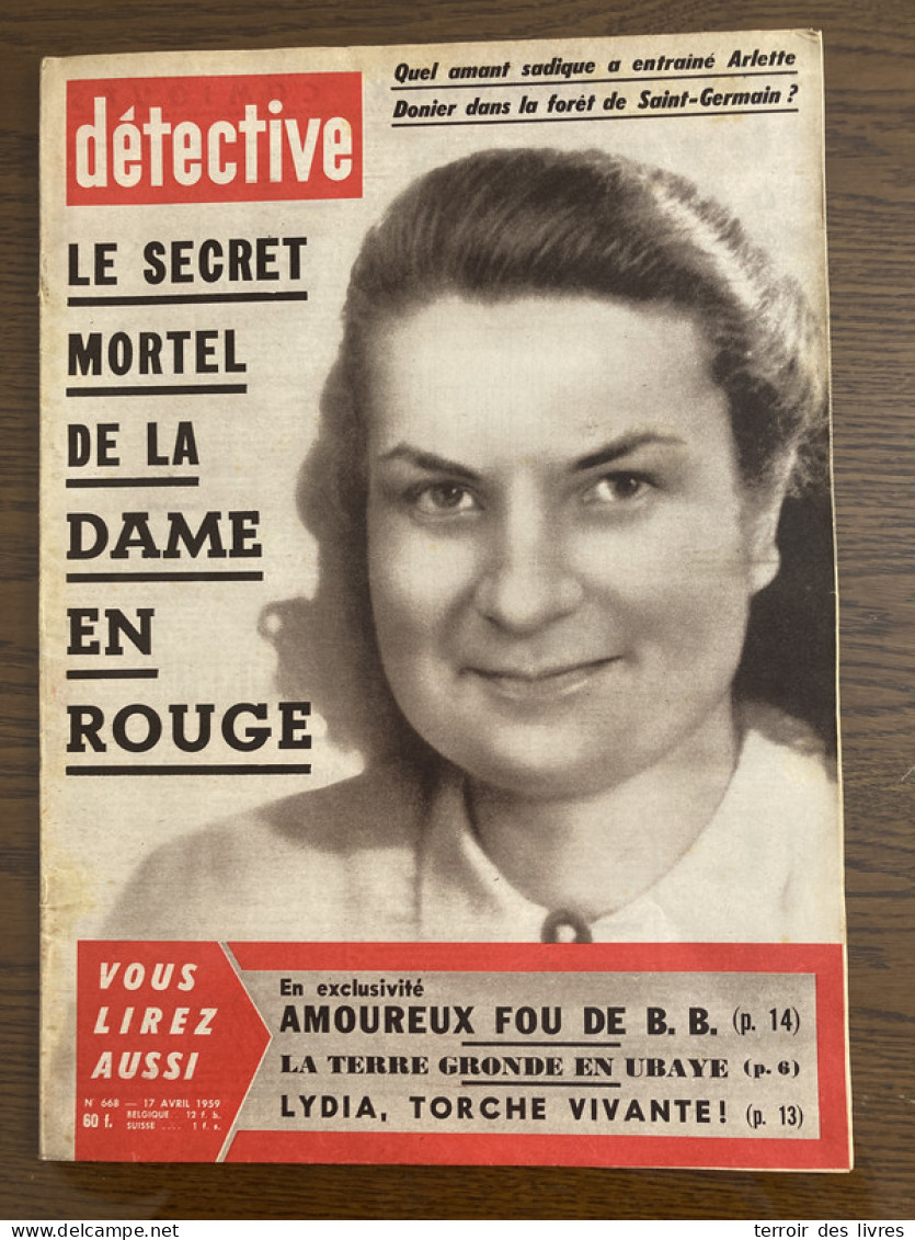 Détective 1959 668 IZERNORE SAINT PAUL UBAYE VALLIQUERVILLE PUGET SUR AGENS BEAUCAIRE BOURG LES VALENCE - Sonstige & Ohne Zuordnung