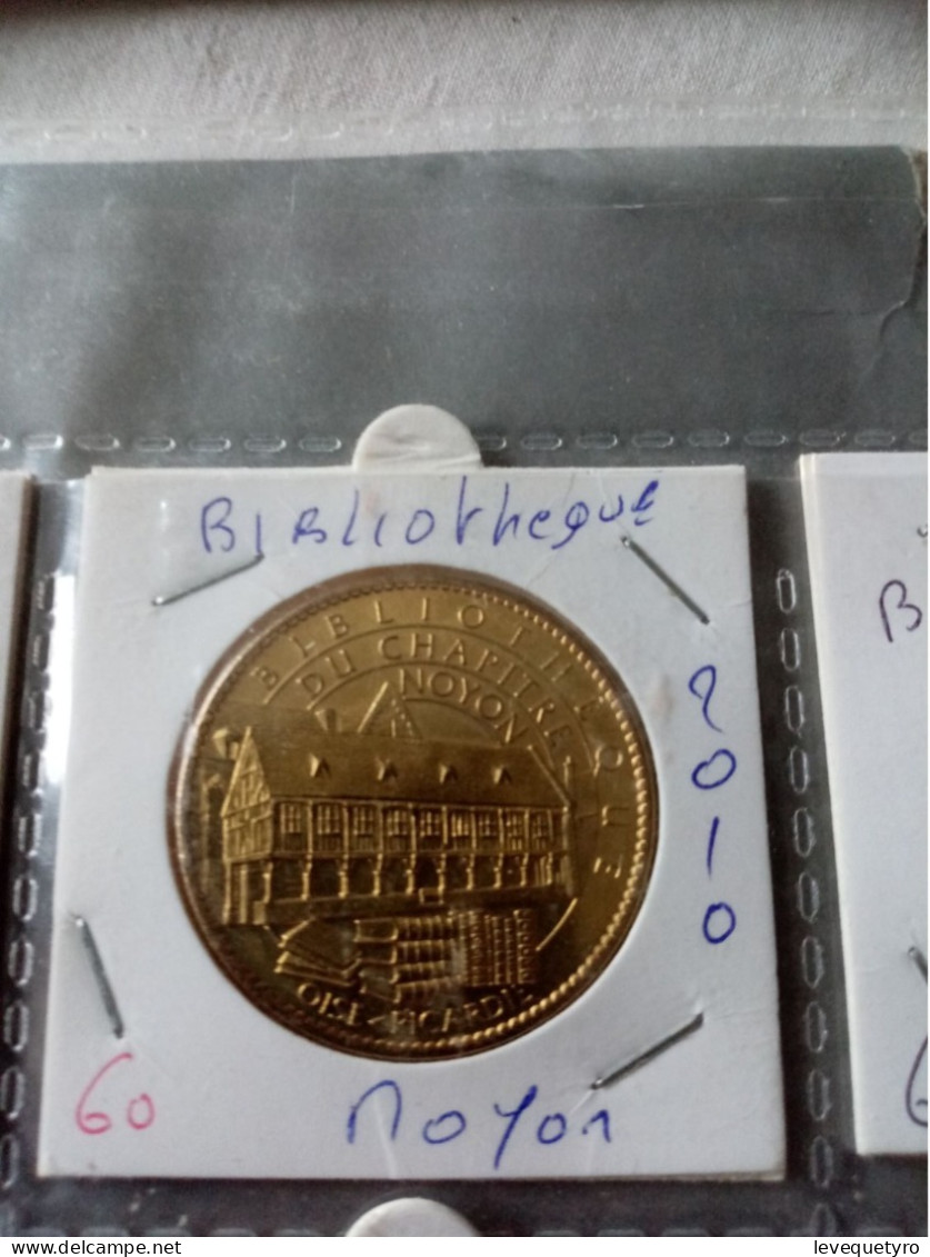 Médaille Touristique Arthus Bertrand AB 60 Noyon Bibliothèque  2010 - 2010