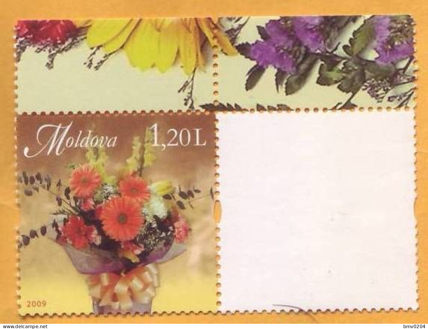 2009 2013 Moldova Personalized Postage Stamps, Issue 1.  SAMPLES. Wildflowers  1v  Mint - Moldavia