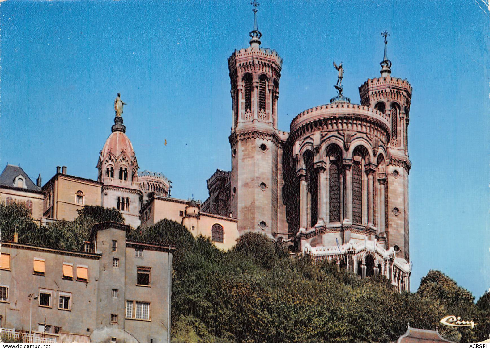 LYON  La Basilique De FOURVIERE Architecte P.BOSSAN L' Abside  21 (scan Recto Verso)MF2750TER - Lyon 5