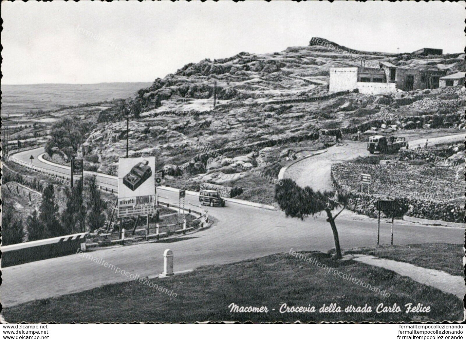 Al115 Cartolina Macomer Crocevia Della Strada Carlo Felice Nuoro - Nuoro