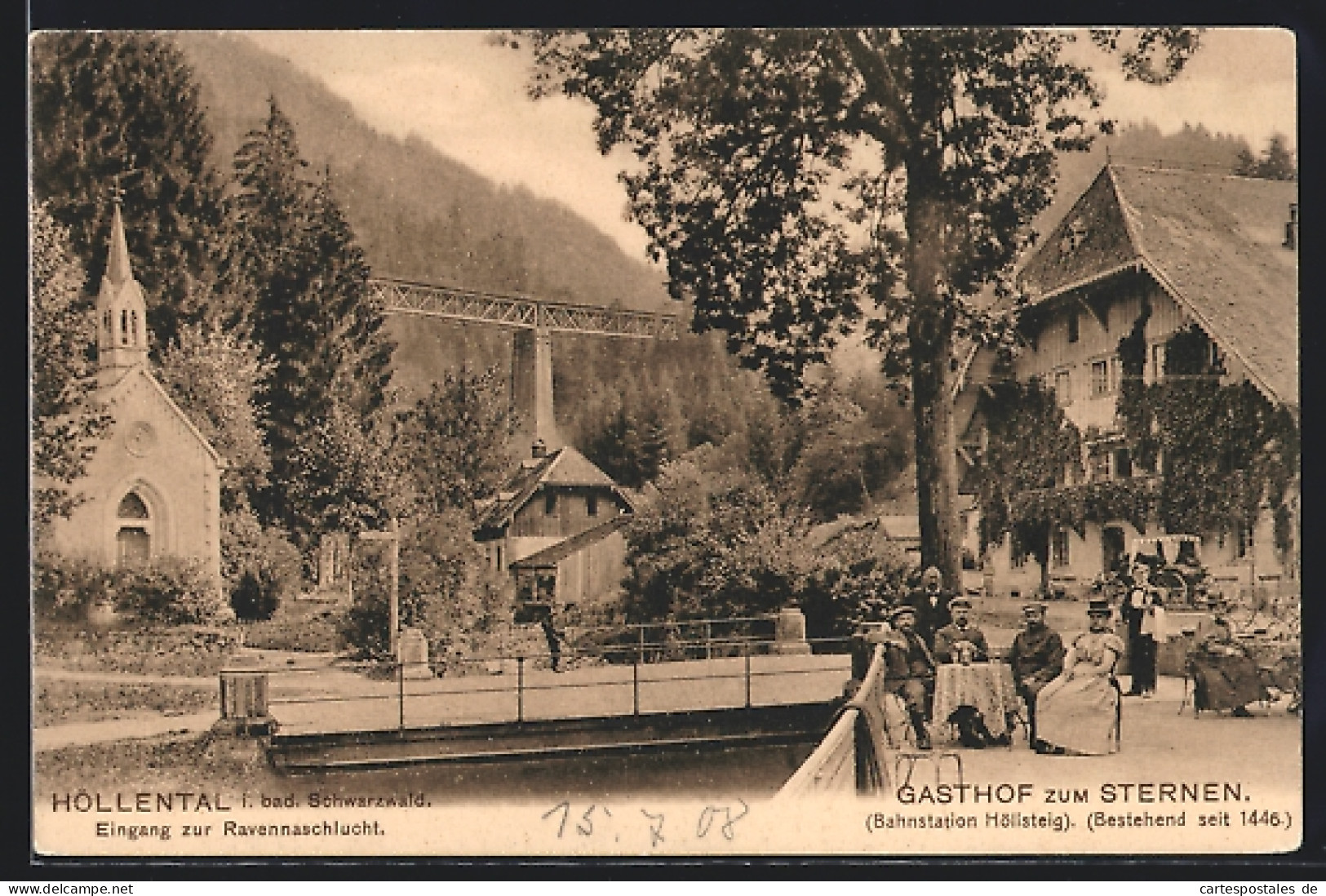 AK Höllsteig, Gasthof Zum Sternen Im Höllental  - Höllental