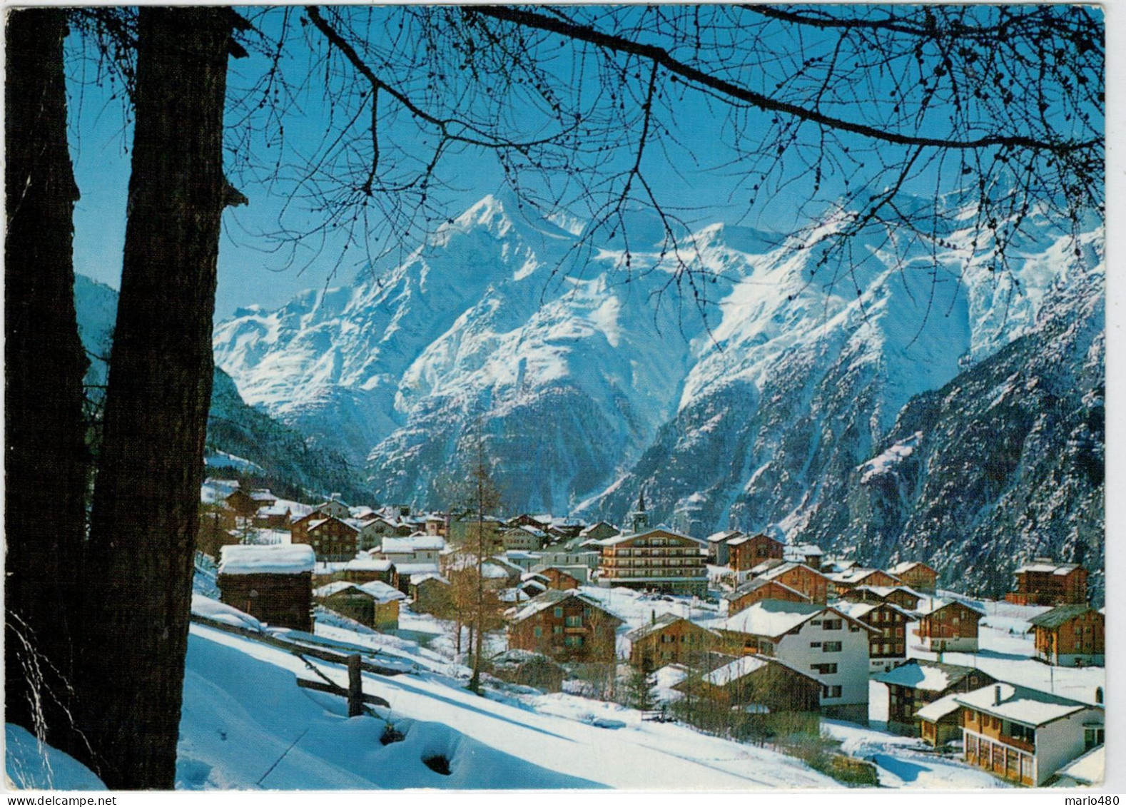 GRACHEN   WEISSHORN, BRUNEGGHORN, BISHORN      (VIAGGIATA) - Grächen