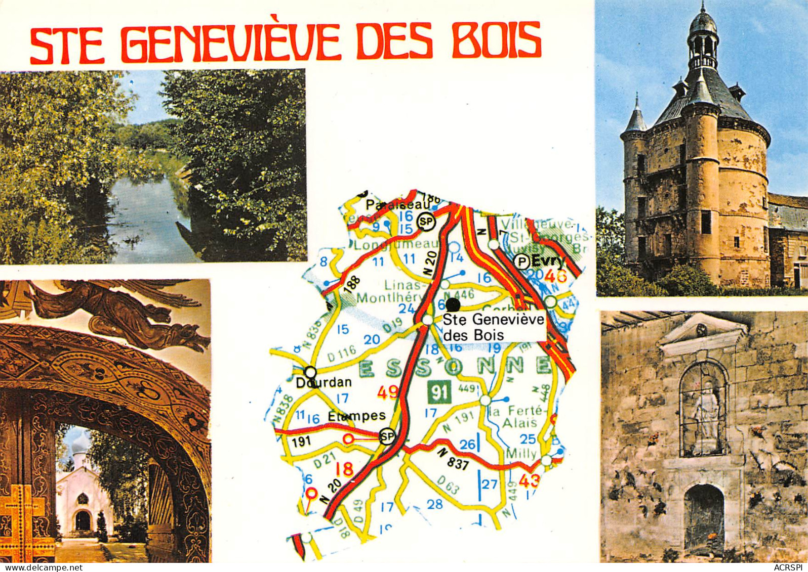 91 SAINTE GENEVIEVE DES BOIS Divers Vues  25 (scan Recto Verso)MF2770TER - Sainte Genevieve Des Bois