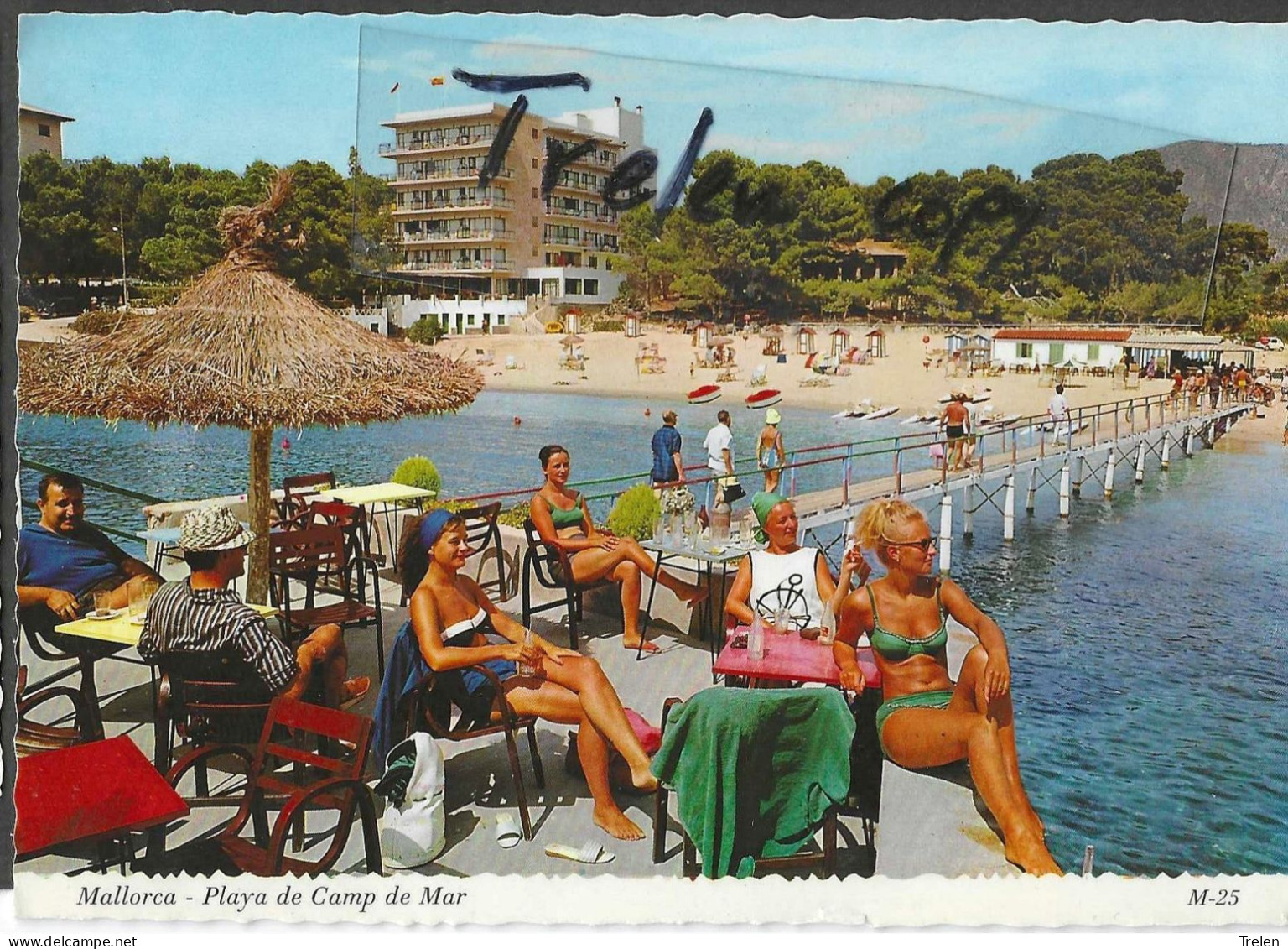 Espana, Mallorca, Playa De Camp De Mar,  Descrito, Gelaufen - Mallorca