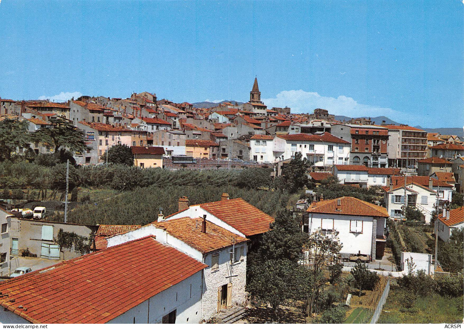 FREJUS Vue Générale La Ville Et Son Clocher  24 (scan Recto Verso)MF2794 - Frejus