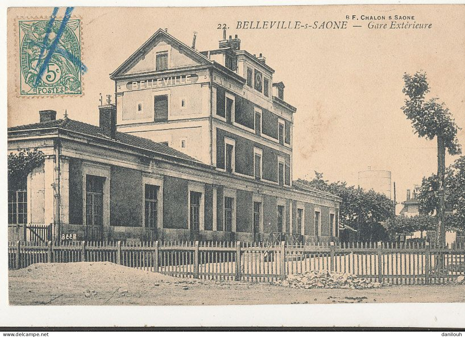 69 // BELLEVILLE SUR SAONE   Gare Extérieure 22 - Belleville Sur Saone