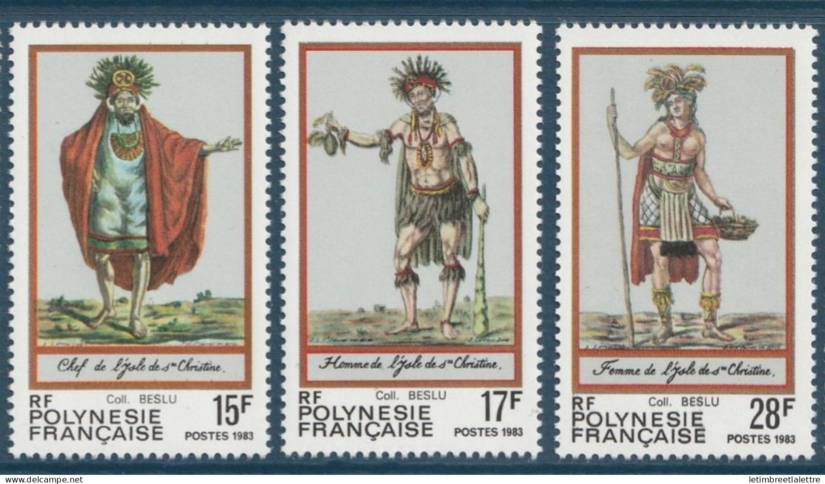 Polynésie - YT N° 202 à 204 ** - Neuf Sans Charnière - 1983 - Neufs