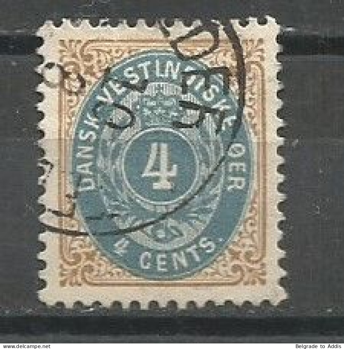 Denmark Danish West Indies Sc.#18 Used 1901 - Denmark (West Indies)