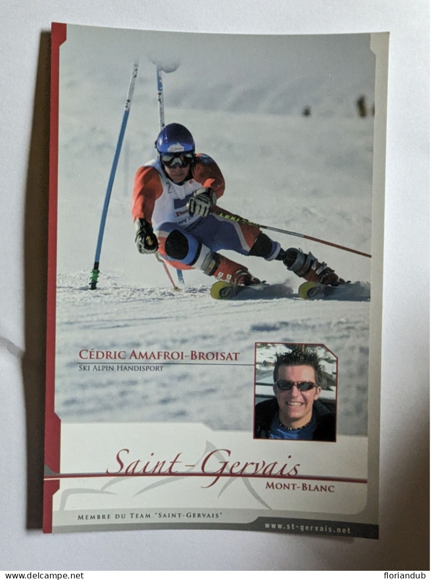 CP - Ski Alpin Handisport Cédric Amafroi Broisat Team Saint Gervais Mont Blanc - Wintersport